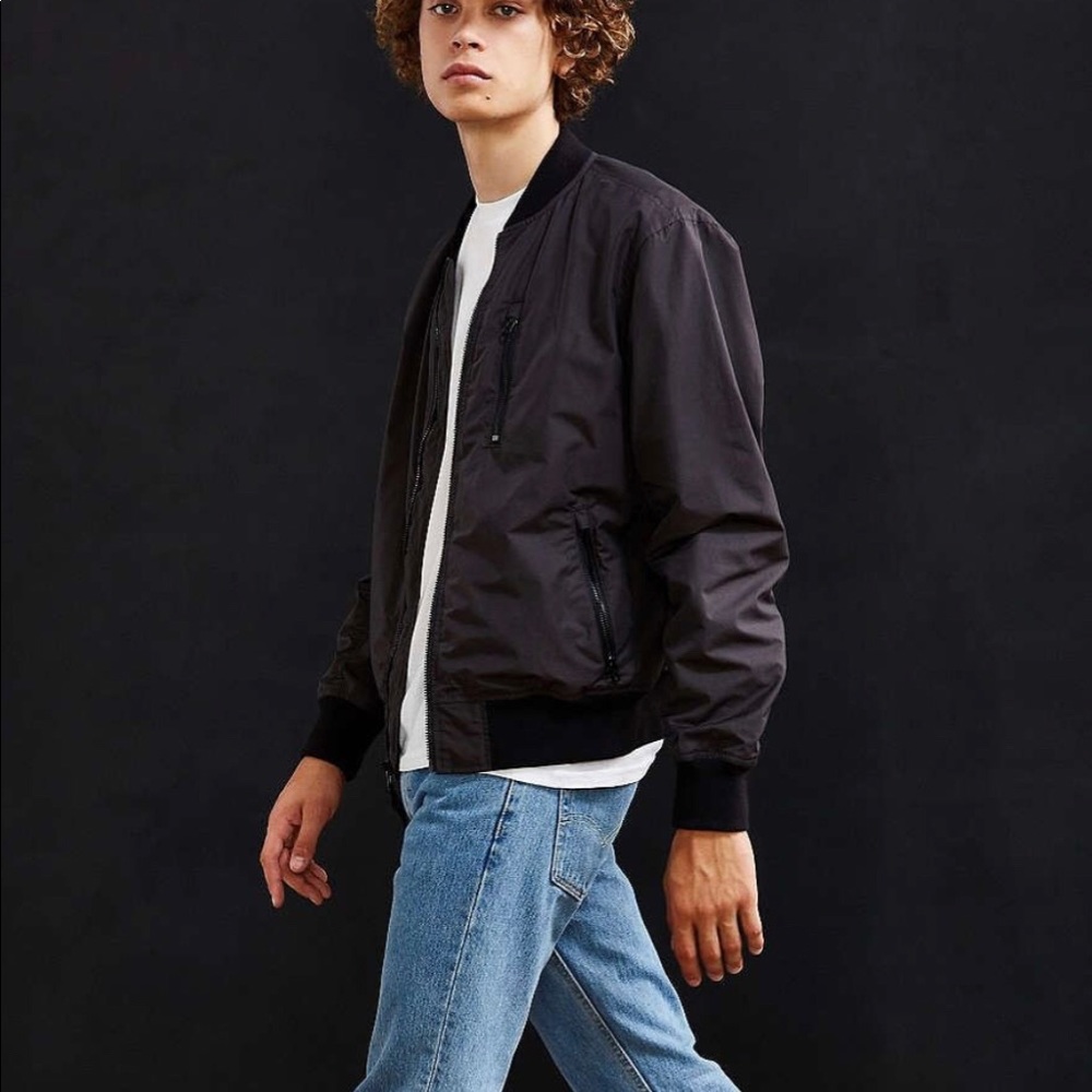 OU nylon ACE bomber jacket